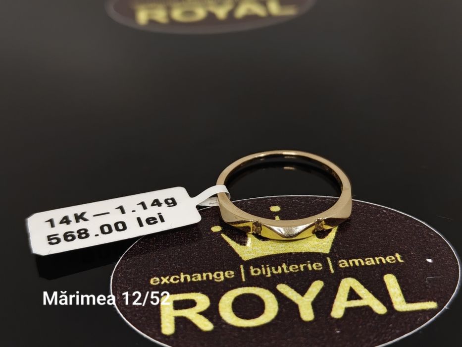 Bijuteria Royal: Inel aur 14k/1.14 gr