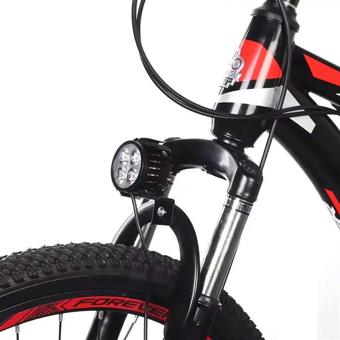 Far cu claxon trotineta electrica bicicleta LED PUTERNIC 36V 48V 60V