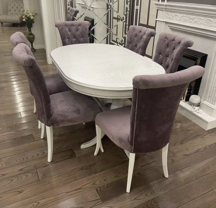 Стол и 6 стульев