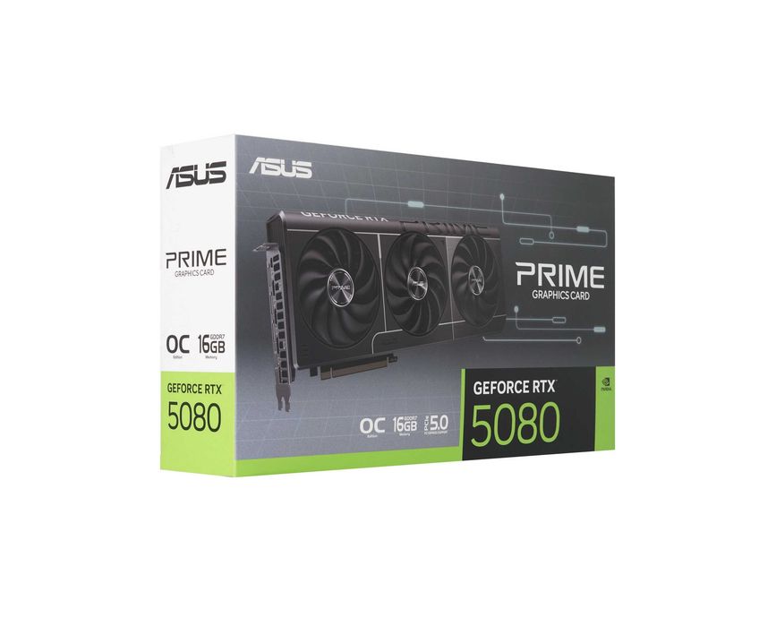 - Видеокарта ASUS Prime GeForce RTX 5080 16GB GDDR7