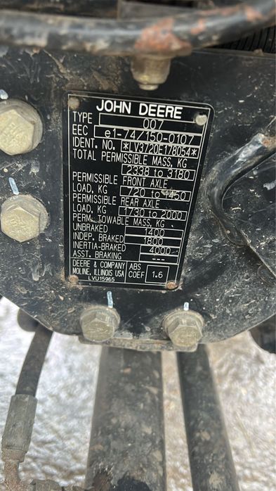 tractor 4x4 john deere cu incarcator