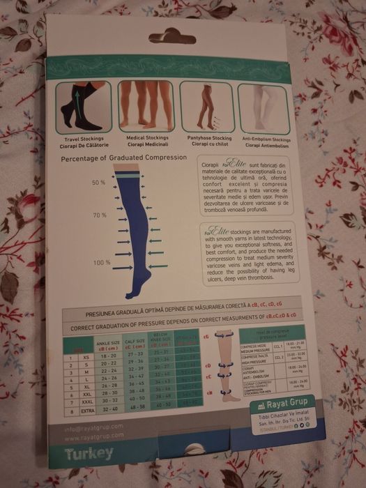 Ciorapi medicinali compresivi