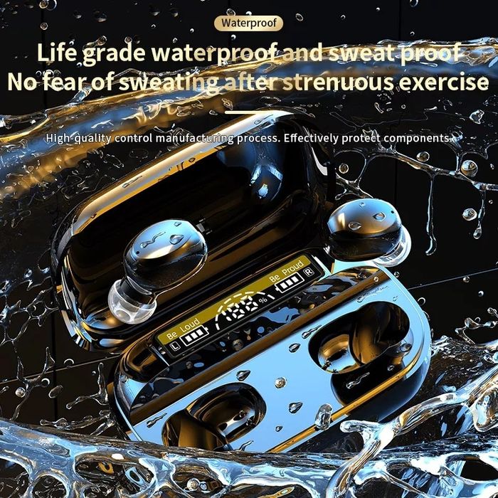 Bluetooth Безжични smart-слушалки  М10 със зарядна станция 2000mAh