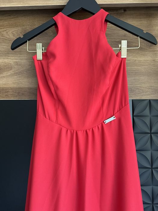 Alessa/Алеса дълга червена рокля