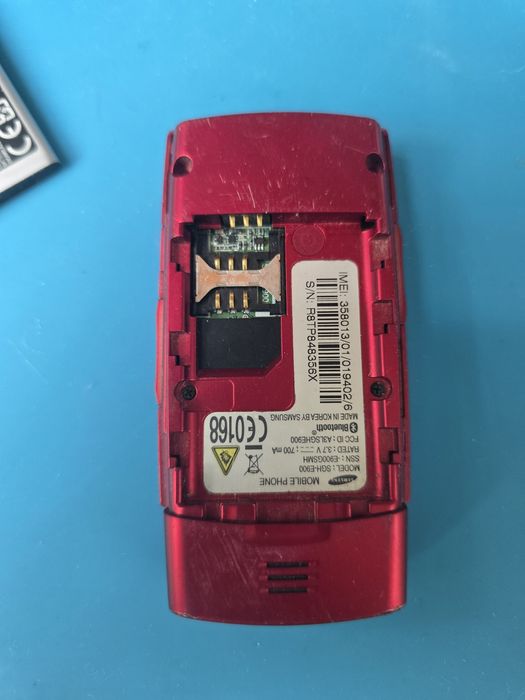 Telefon Colectie: Samsung SGH E900 RED