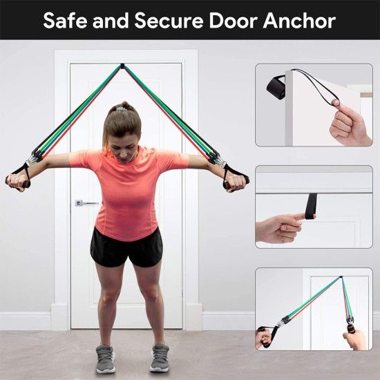 Супер оферта!Голям спортен комплект от ластици за упражнения (нови)..