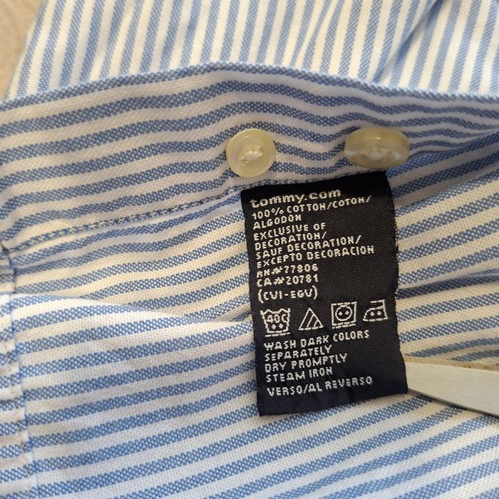 Tommy Hilfiger риза L мъжка синя райета