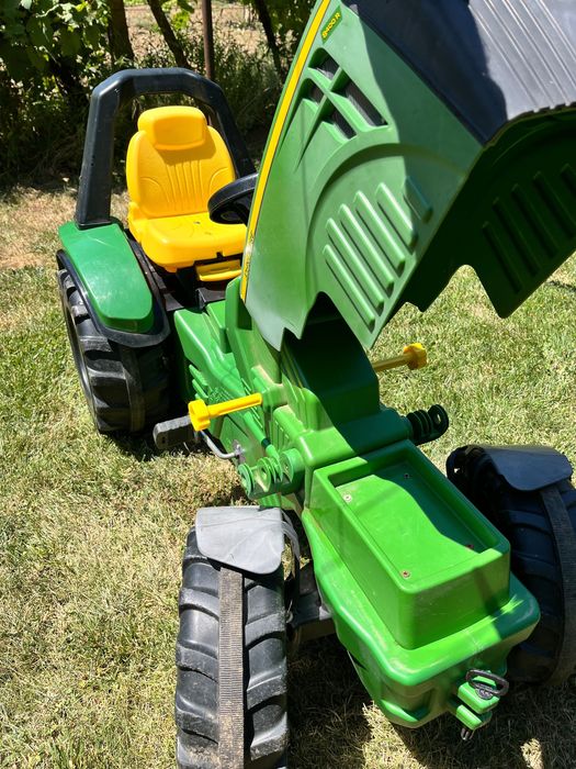 Педално тракторче John Deere с преден товарач Farmtrac