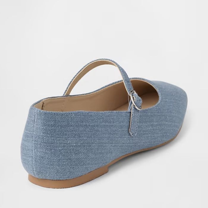 Gap, denim mary jane flats