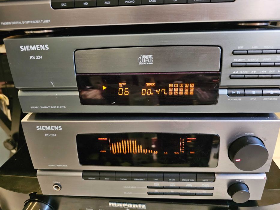 Linie Audio Hi-Fi Siemens RS 324 Titanium (Amplificator, CD Player, Tuner)