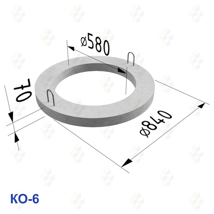 Кольца бетонные жби