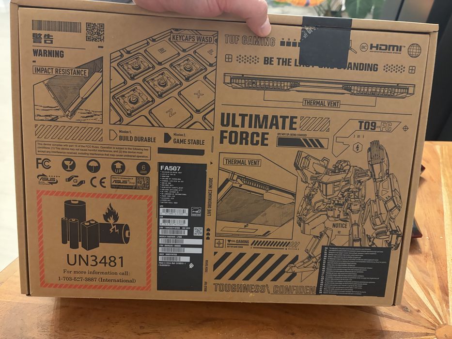 Laptop Gaming ASUS TUF A15 – FA507NVR-LP006