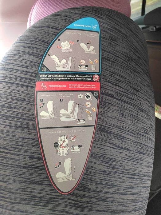 Scaun cu izofix pentru copil