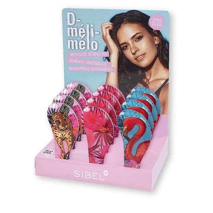 !НОВИ! Четки за коса антистатични Sibel D-Meli-Melo New