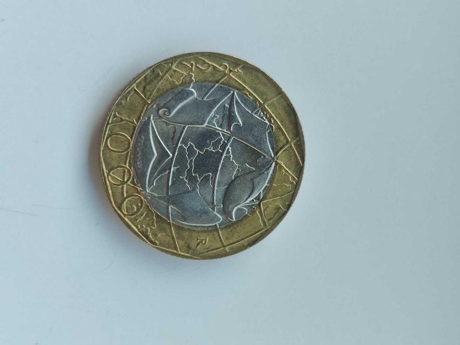 Италиански монети L.200, L.500, L.1000, Franc, Centimes и други