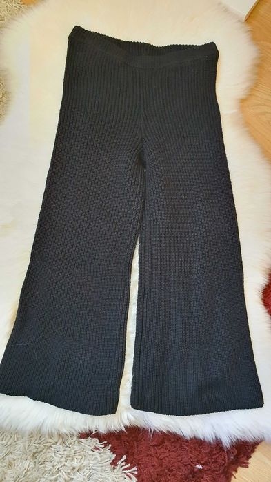 Pantalon fete din tricot Orchestra varsta 8 ani culoare negru
