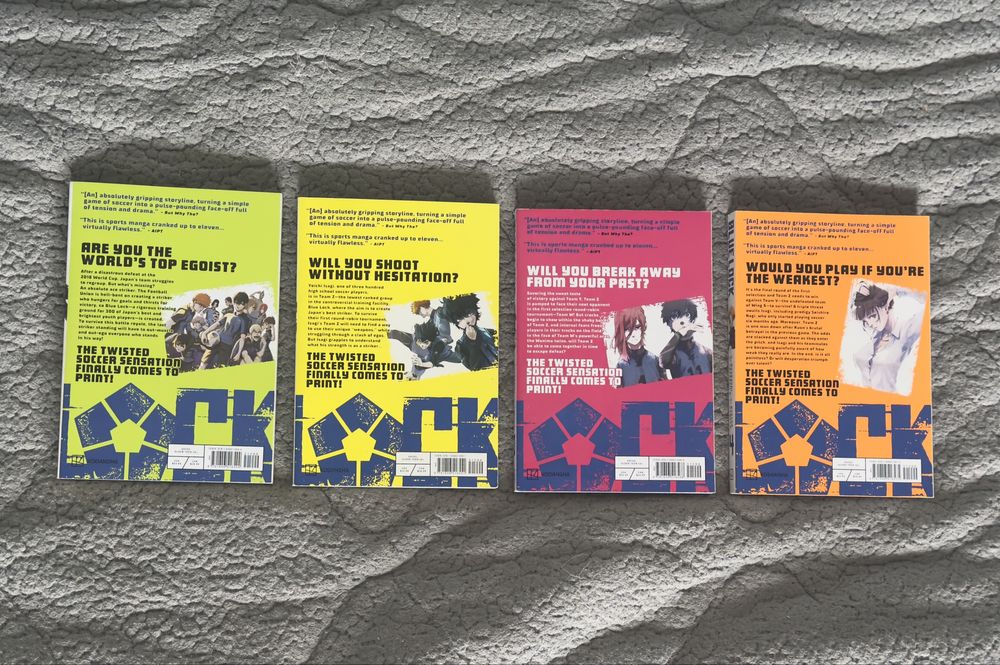 Manga Blue Lock, vol. 1-4