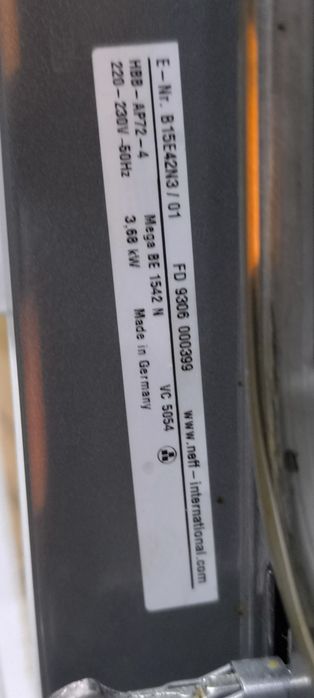 Фурна NEFF Mega BE 1541 N - 10 функци с вентилатор и още екстри