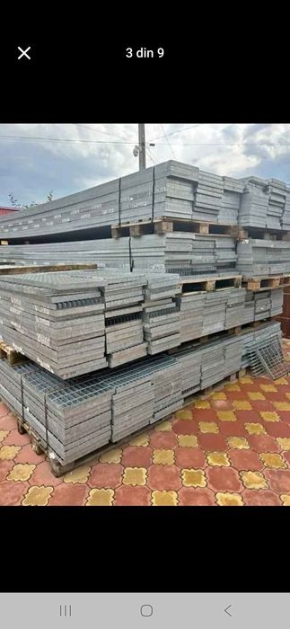 Gretare zincata și trepte pentru scări mai mult  detalii