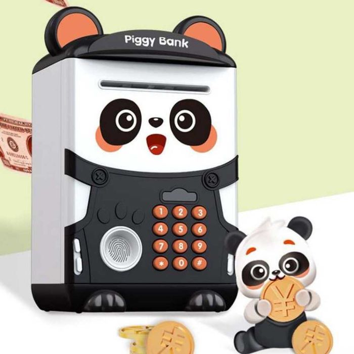 Детска касичка Panda, автоматично превъртане на парола.