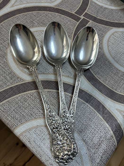 3 броя сребърни лъжици Tiffany&Co