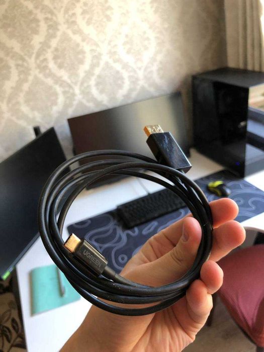 Кабеля: Ugreen Type-c - DisplayPort, USB Type-C 10 м, HDMI, VGA-DVI