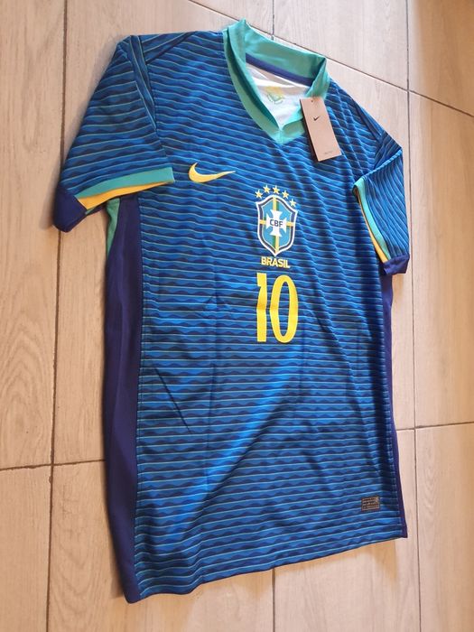 Tricou Fotbal Brazilia-Neymar JR #10
