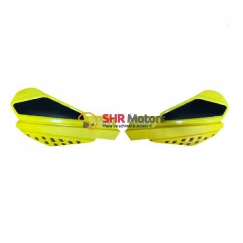Kit handguard ATV Enduro Cross diverse culori insertie aluminiu
