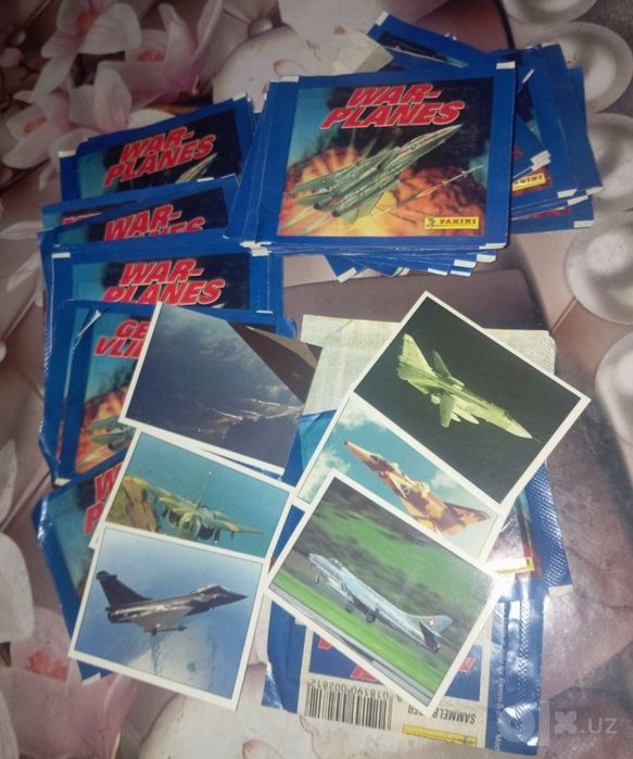 Наклейки ПАНИНИ боевые самолёты Panini