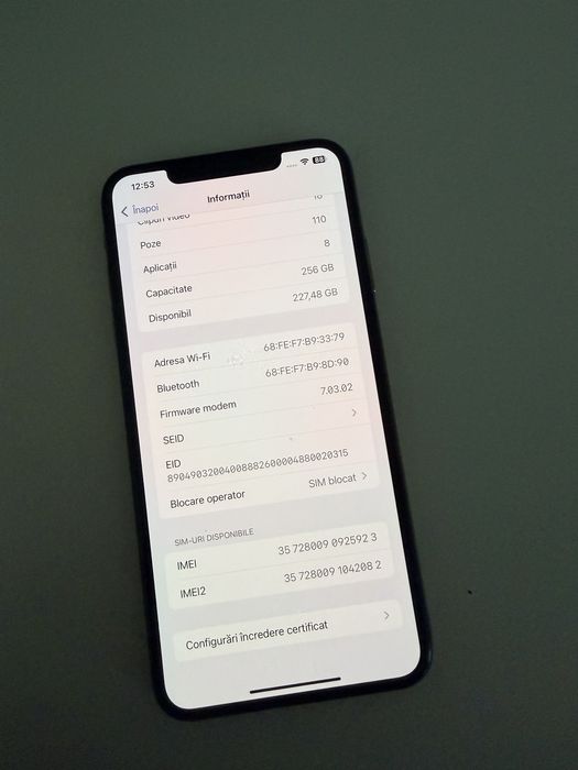 Iphone Xs Max de 256Gb Gold