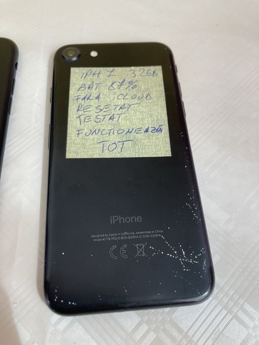 Iph.7. 32.gb. Iph.7 negru baterie 87%