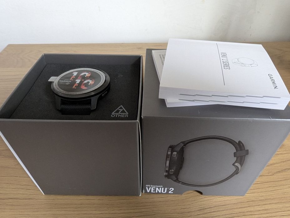 Ceas Smartwatch GARMIN VENU 2 Music, în cutie, ca nou.