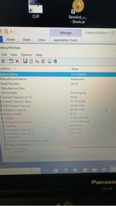 Laptop Panasonic cf53