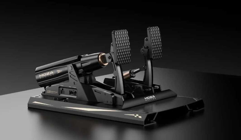 Комплект активных педалей Moza MBooster+педаль газа CRP2+пластина CRP2