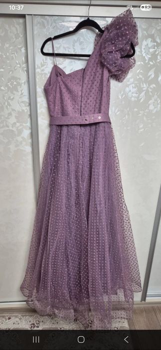 Rochie mov din tul