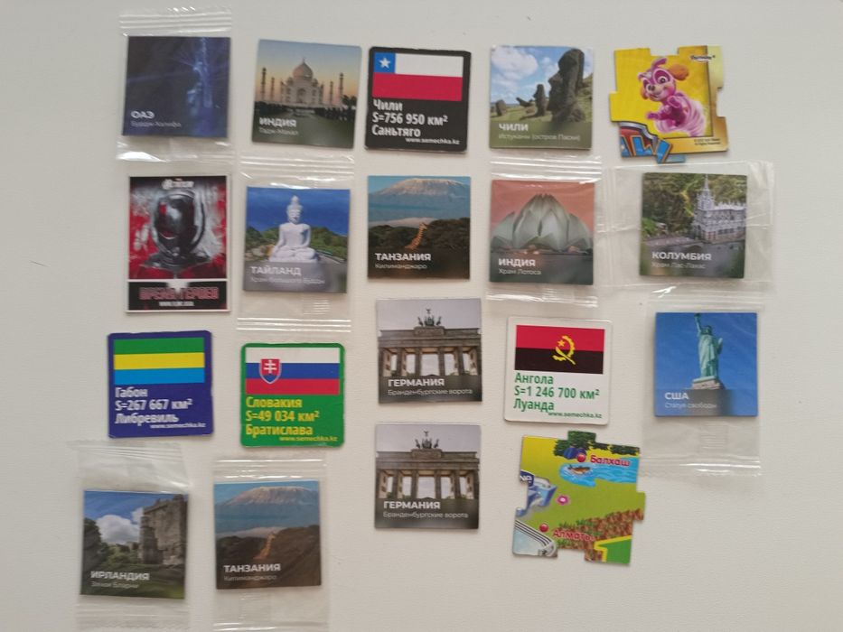 Магниты на холодильник много