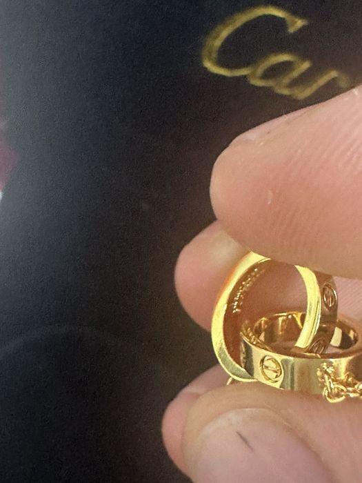 Промо:Cartier-Дамски комплект оригинални чисто нови гривна и колие