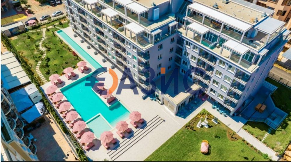 2-стаен апартамент на 6-ти етаж, Ж' Адор Сикрет Гардън, Слънчев бряг,