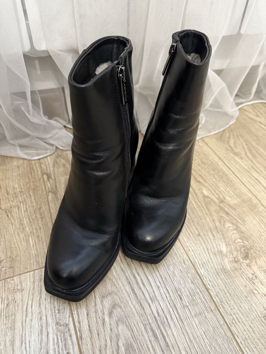 Обувь полусапожки ботильоны зимние