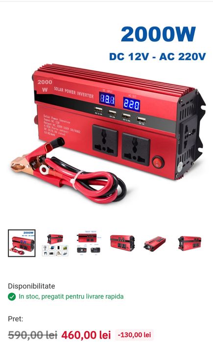 De vânzare invertor 2000w