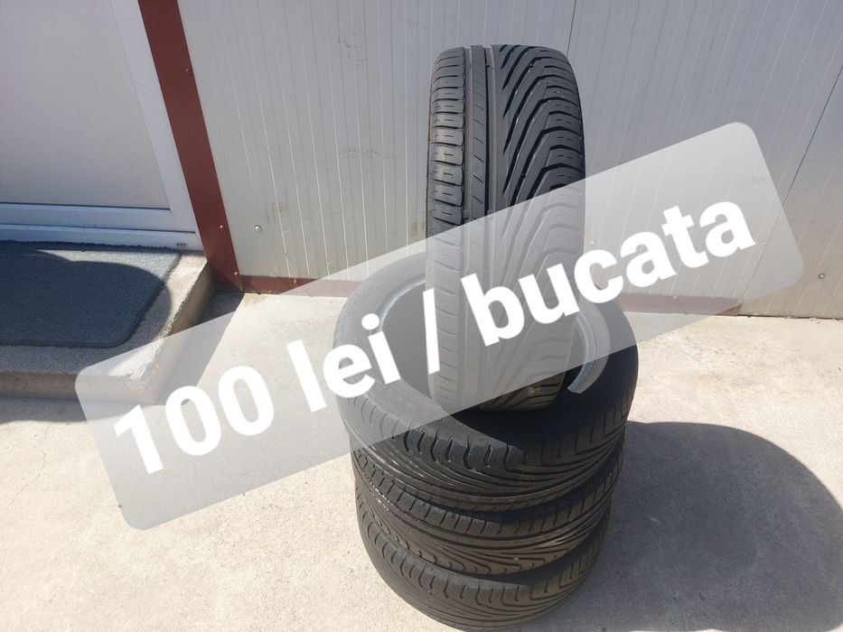 100 lei bucata! Set anvelope de vara 195 50 r15 Uniroyal SportRain
