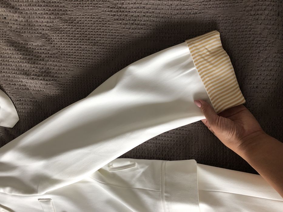 Классный белый тренч