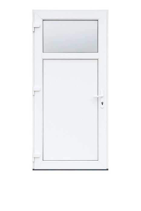Vand usi cu tamplarie termopan PVC (interior/exterior)