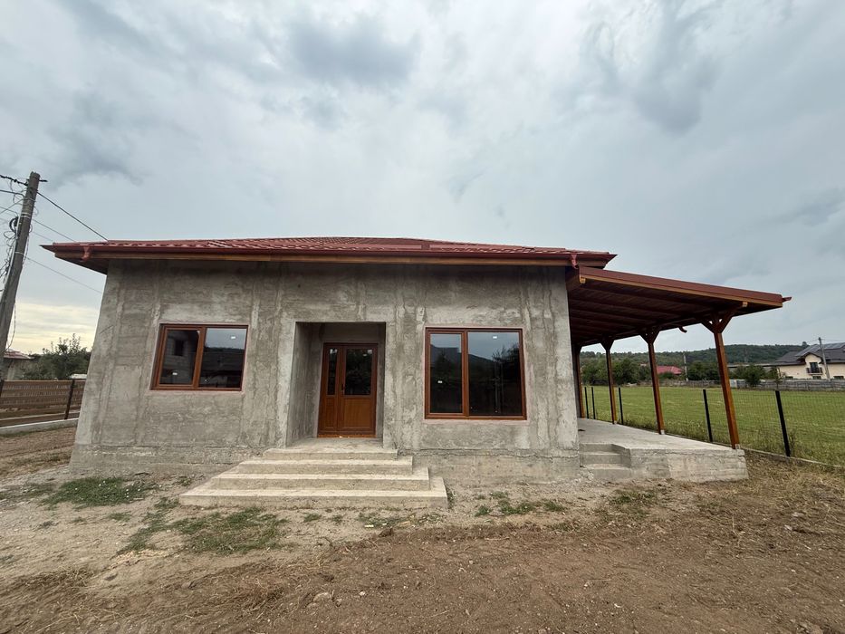 Casă nouă de vânzare – Vulcana Pandele, Dâmbovița | 100 mp utili | Teren 580 mp | Pod genero