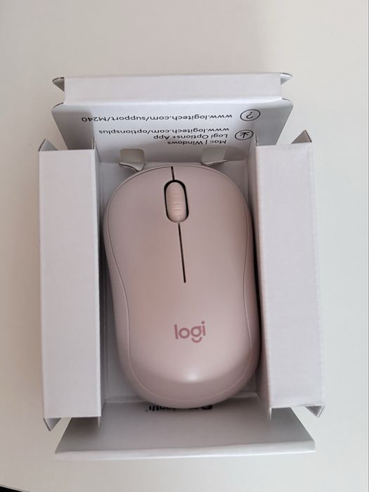 Мышь Logitech M240 Silent розовый