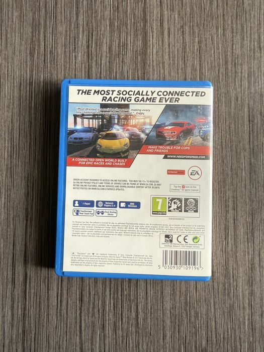 PS Vita игра  Need For Speed Most Wanted