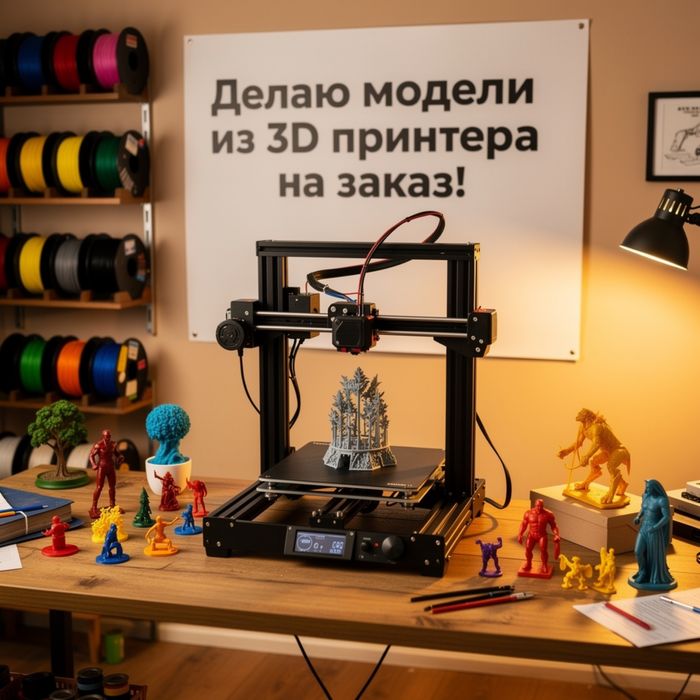Создаю модели из 3D принтера