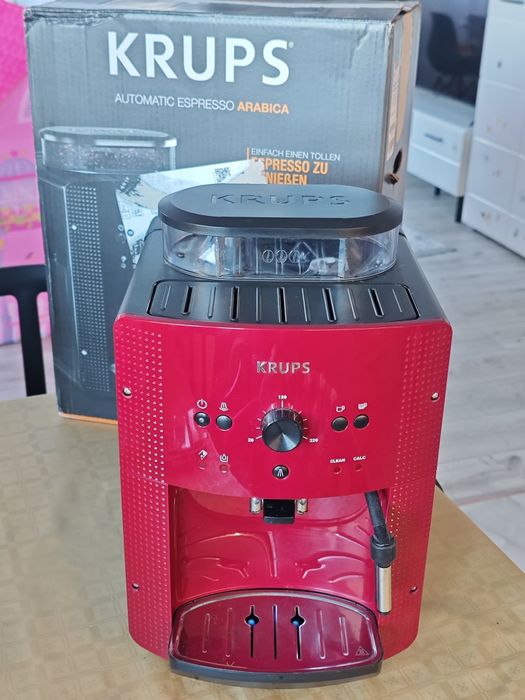 Espressor automat Krups Espresseria pentru cafea boabe– stare foarte buna, revizie februarie 2026 cu garantie 1 an