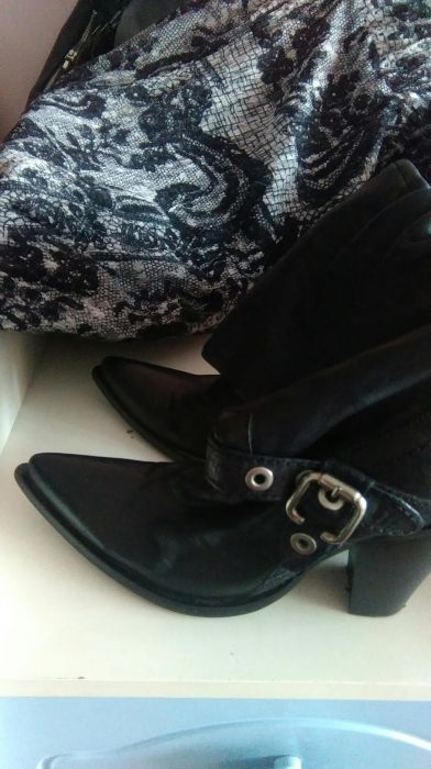 Италиански ботуши от естествена кожа НАМАЛЕНИ!!