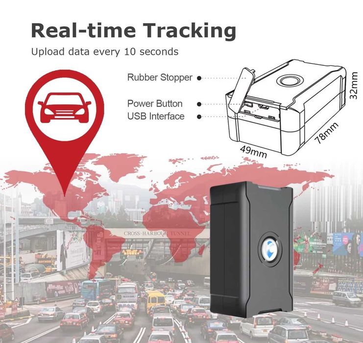 GPS тракер с предплатена SIM карта без регистрация, батерия до 30 дни